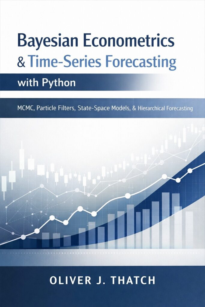 Bayesian Econometrics & Time-Series Forecasting with Python: MCMC, Particle Filters, State-Space Models, and Hierarchical Forecasting for Economic and Financial Data